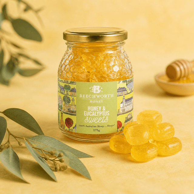Beechworth Honey and Eucalyptus Sweets 275g