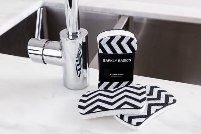 Barkly Basics Chevron Print Scourer 2pk