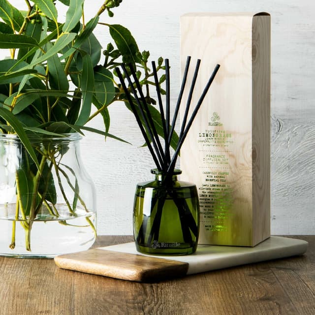 Urban Rituelle Lemongrass, lemon myrtle, grapefruit &amp; eucalyptus Fragrance Diffuser Set 190ml