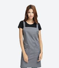 Chef Stripe Apron - Grey