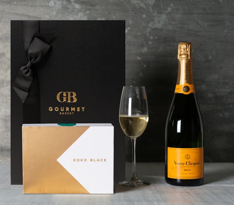 Veuve with Koko Black (double wine box)