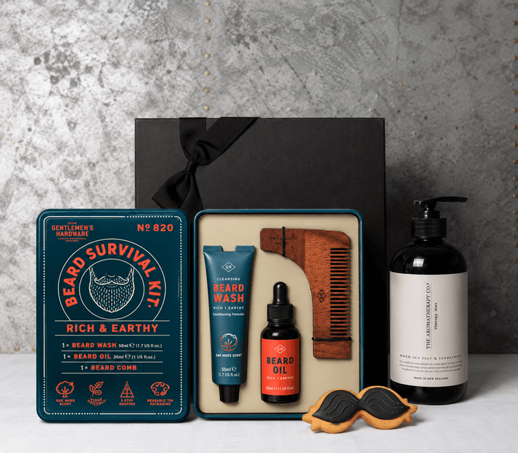 The Gentlemans Beard Hamper New Kit