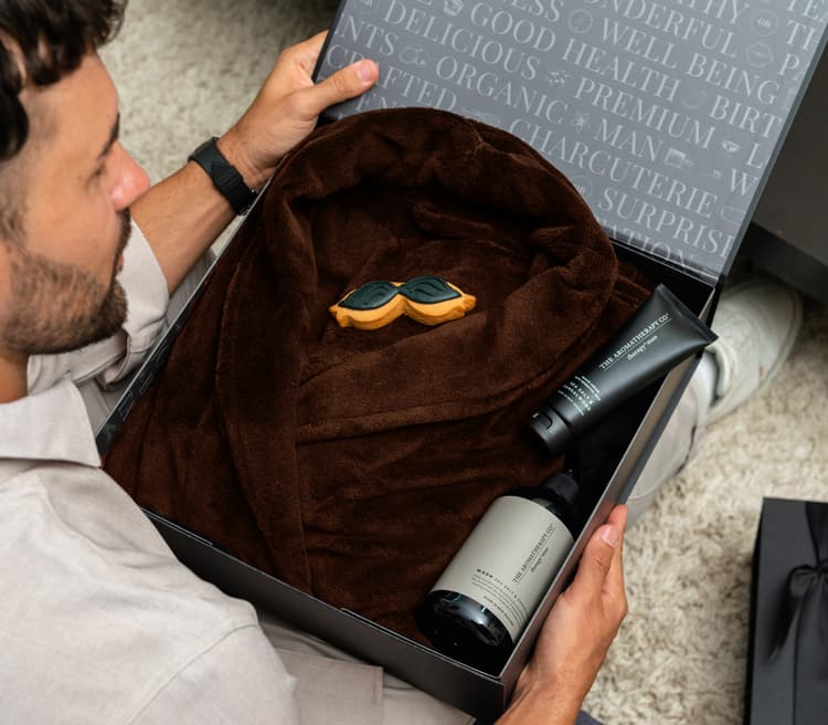 Therapy_man_pamper_hamper Brown Robe