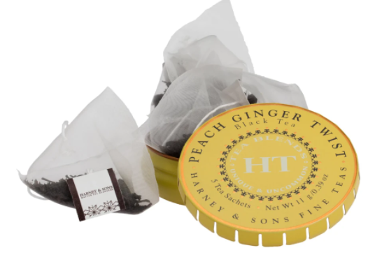Harney &amp; Sons Peach &amp; Ginger Twist Tagalong 10g