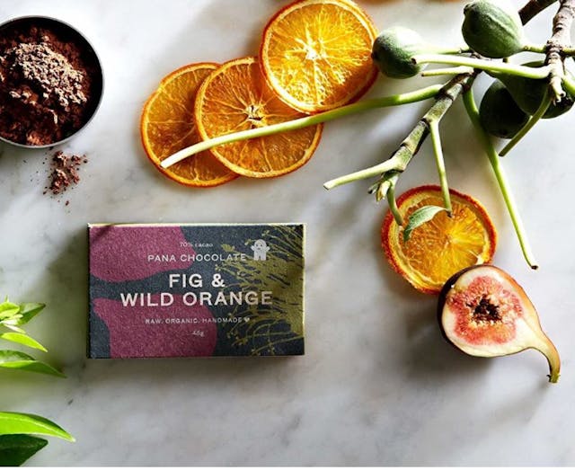 Pana Organic Chocolate Dark Fig &amp; Wild Orange 45g