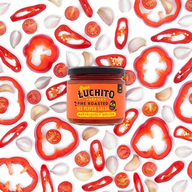 Gran Luchito Fire Roasted Red Pepper Salsa 300g