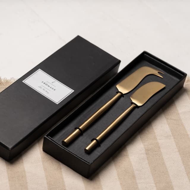 Gold Cheese Knife Set