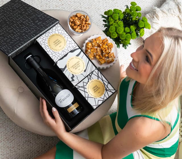 Teusner Box Teusner and Luxe Treats - Gourmet Basket